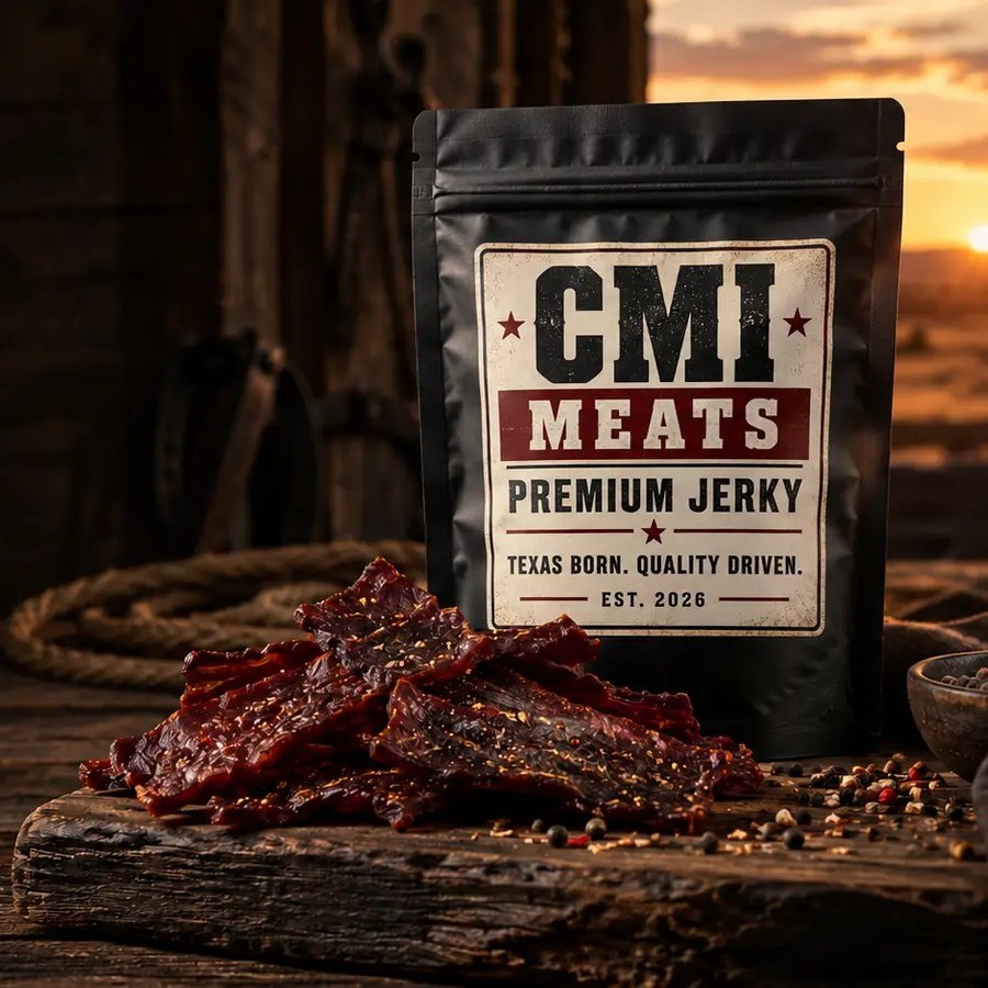 CMI Premium Beef Jerky — 4-Bag Pack